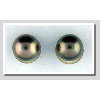Tahitian Black Pearl Stud Earrings